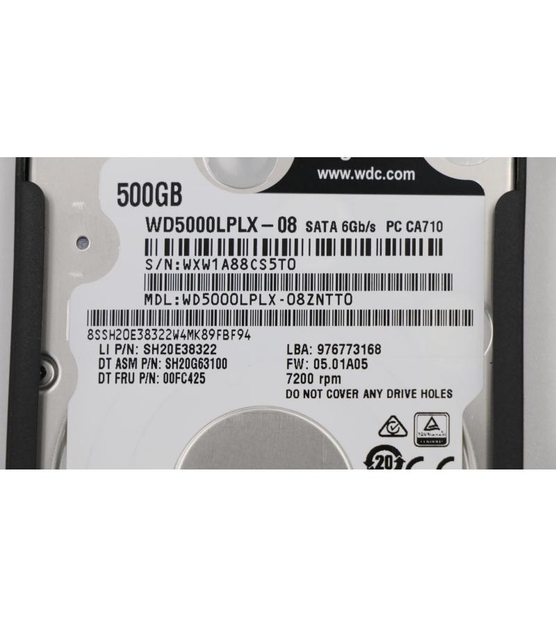 00PA937-HDD, 500G, 7200, 7mm, WD, SATA3